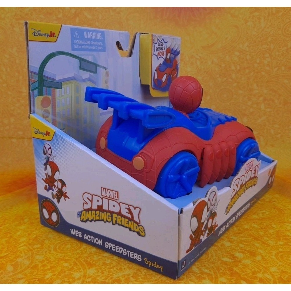 Disney Jr. Marvel Spidey And His Amazing Friends- Web Action Speedsters Spidey - Picture 8 of 9